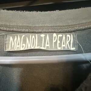 Magnolia Pearl Charcoal Knit Top